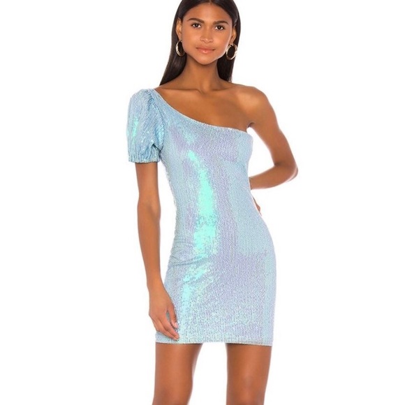 HONEY ONE SHOULDER DRESS - Picture 1 of 3